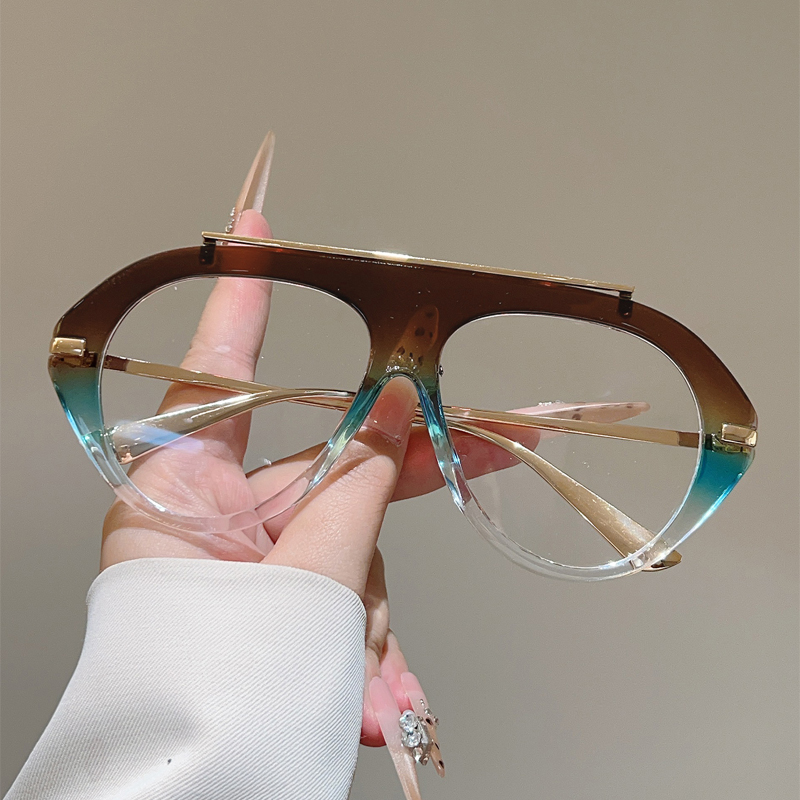 Men'S Fashion Glasses 2026 - KAMMPT Lunettes de pilote oversize pour