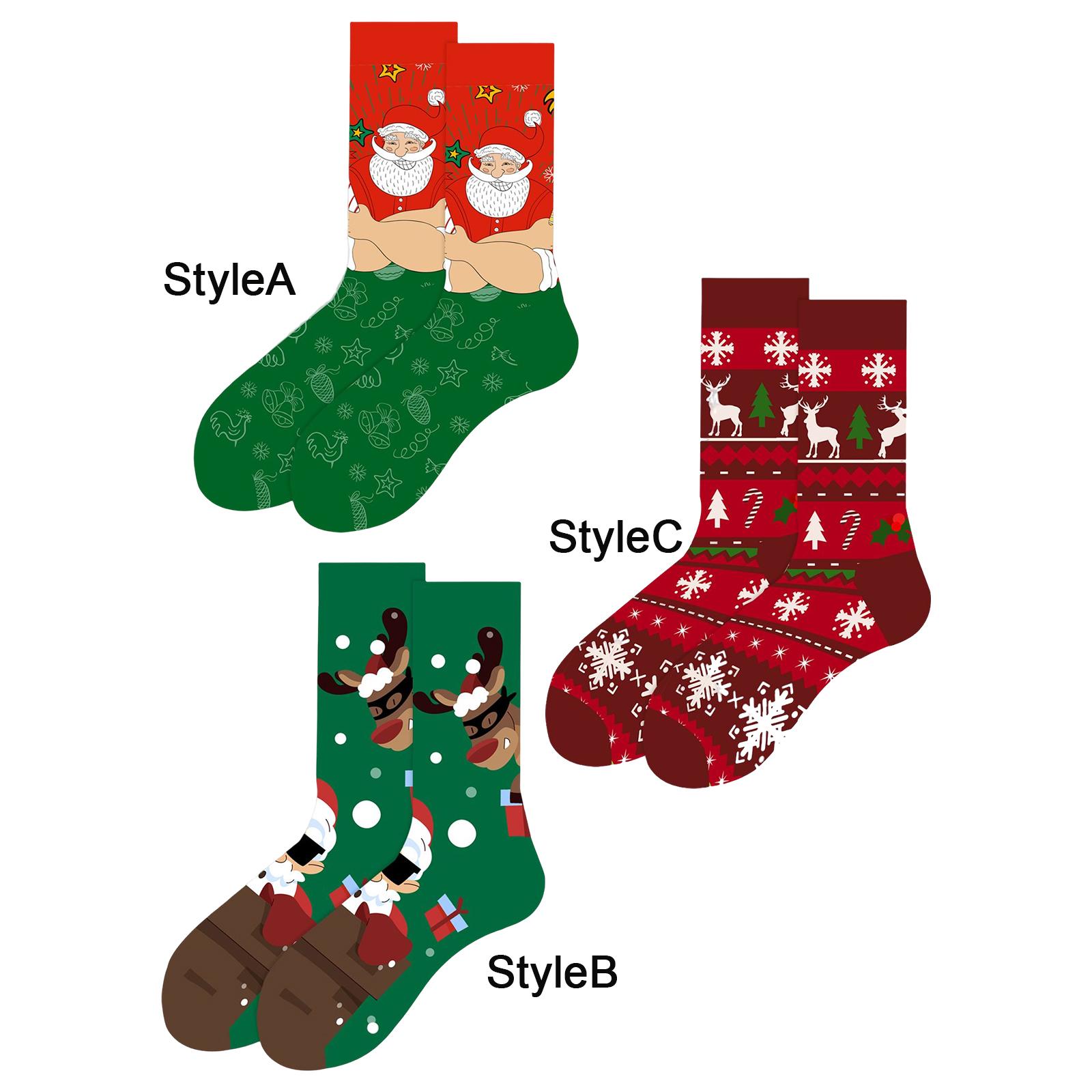 Mens Xmas Fashion - Chaussettes de Noël à la mode,