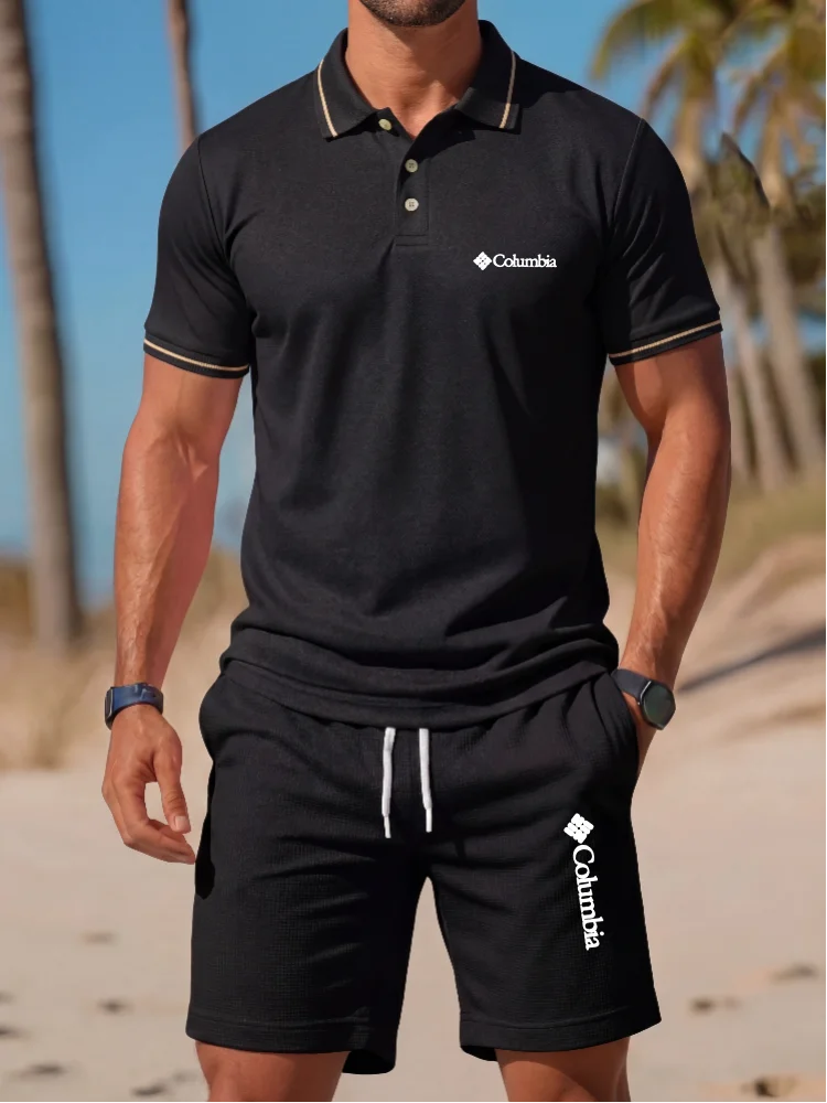 Men'S Fashion Brands - Ensemble Polo et Short Imprimé de
