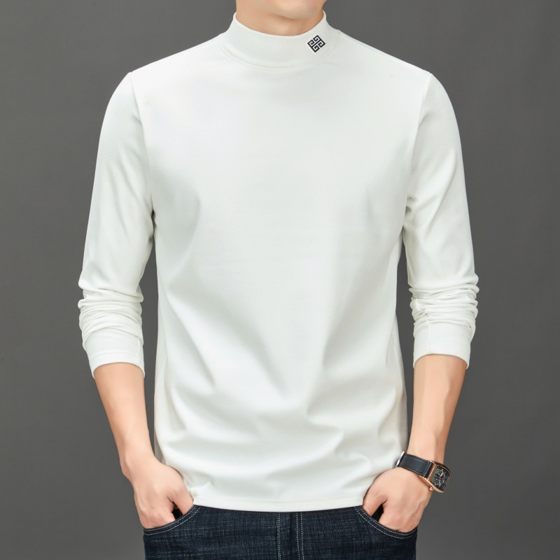 Mens Fashion Trend - T-shirt de base à col semi-haut