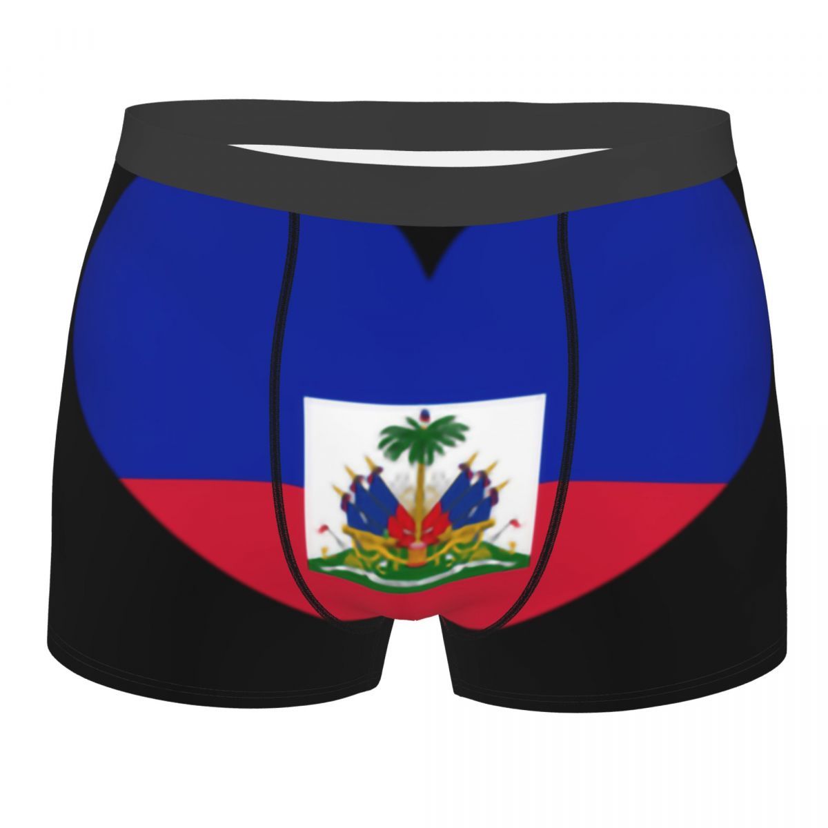 Men'S Fashion Underwear - Boxers avec drapeau de la Haïti
