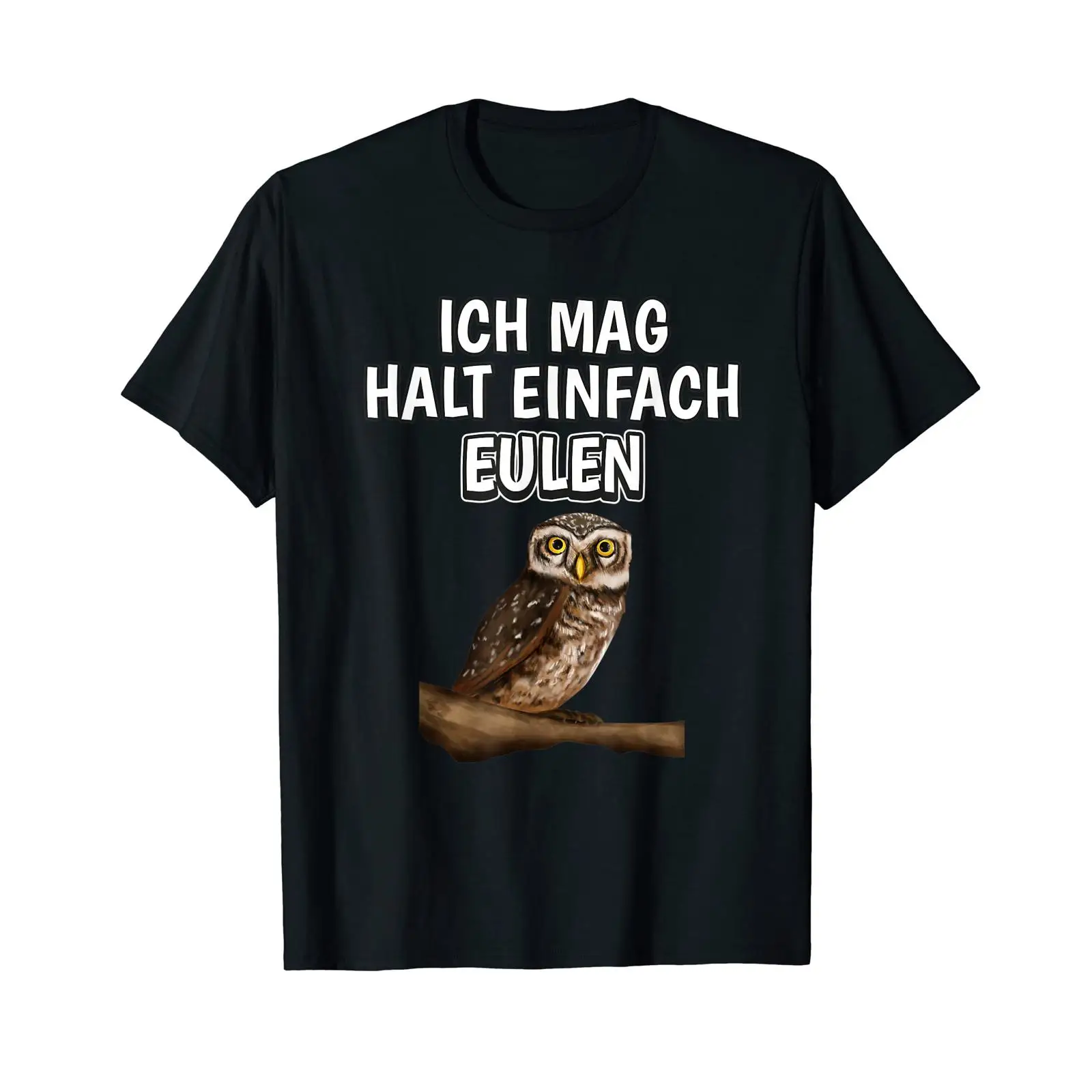 Men'S Fashion Mag - T-shirt avec texte allemand « Ich