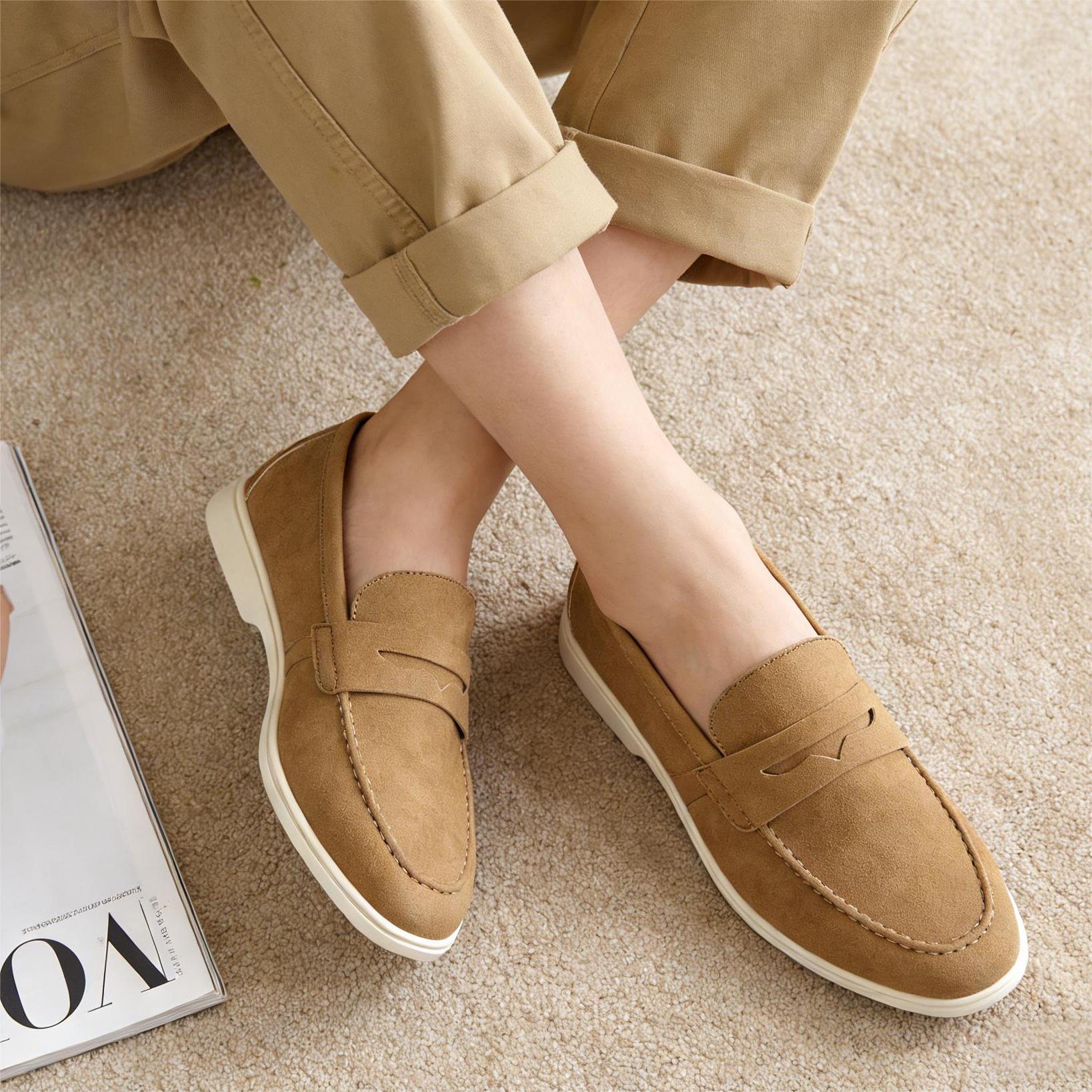 Mens Fashion Week - Mocassins respirants pour hommes, chaussures décontractées