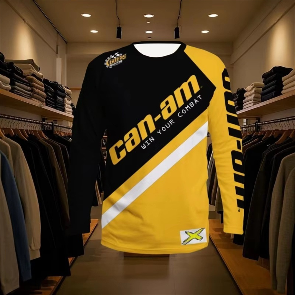 Mens Fashion Trend - T-shirt de course de moto à