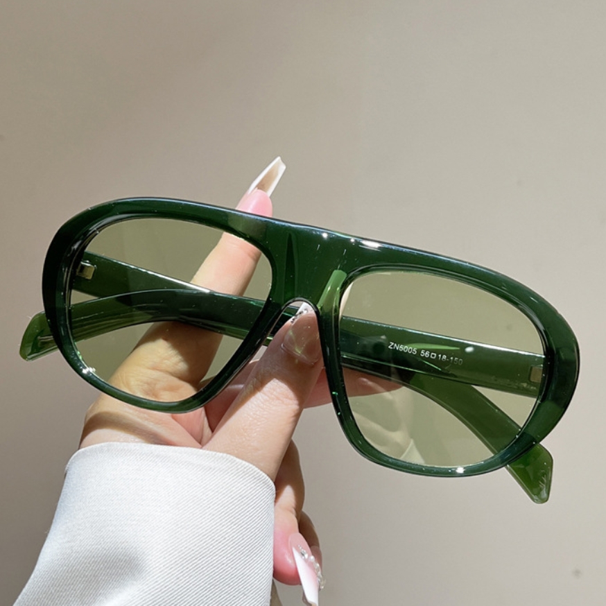 Men'S Fashion Glasses - Nouvelles Lunettes de Soleil Pilote Surdimensionnées