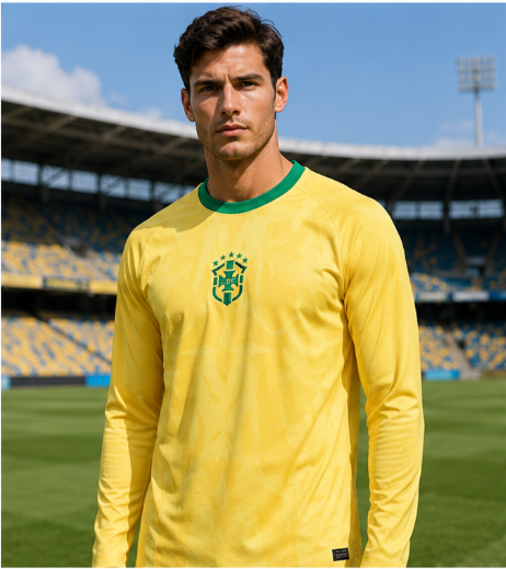 Mens Fashion Trend - Maillot de football à manches longues