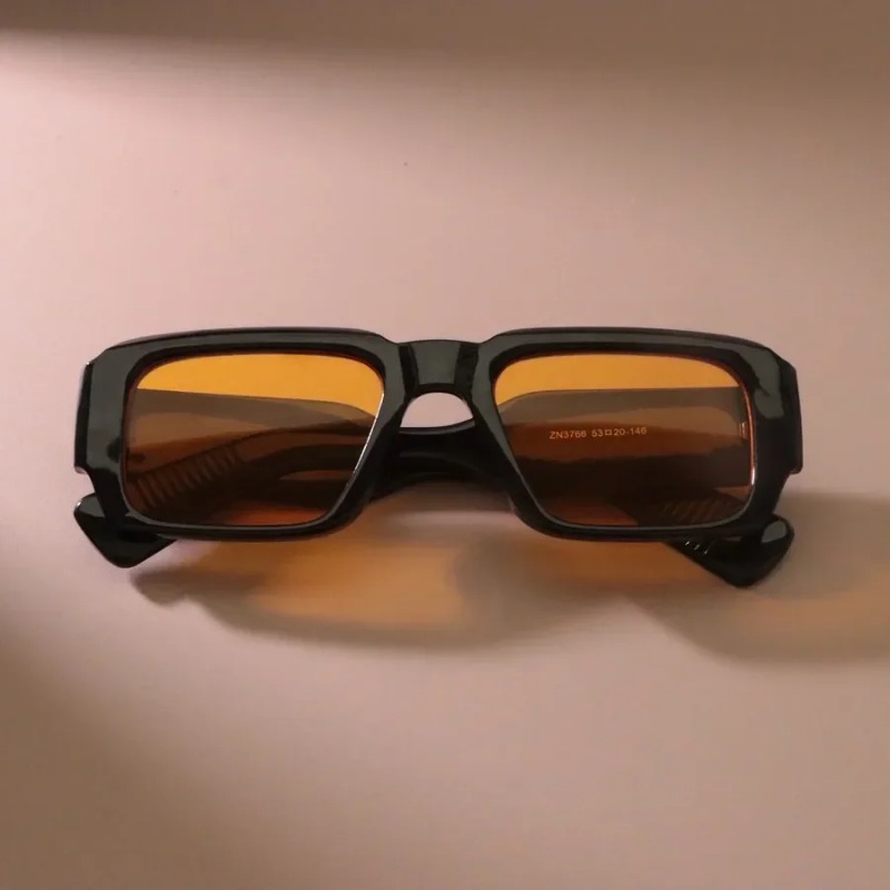 Lunettes de soleil carrées rét - Men'S Fashion Glasses avis et prix