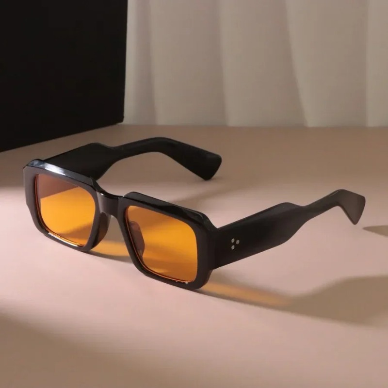 Lunettes de soleil carrées rét - Men'S Fashion Glasses avis et prix