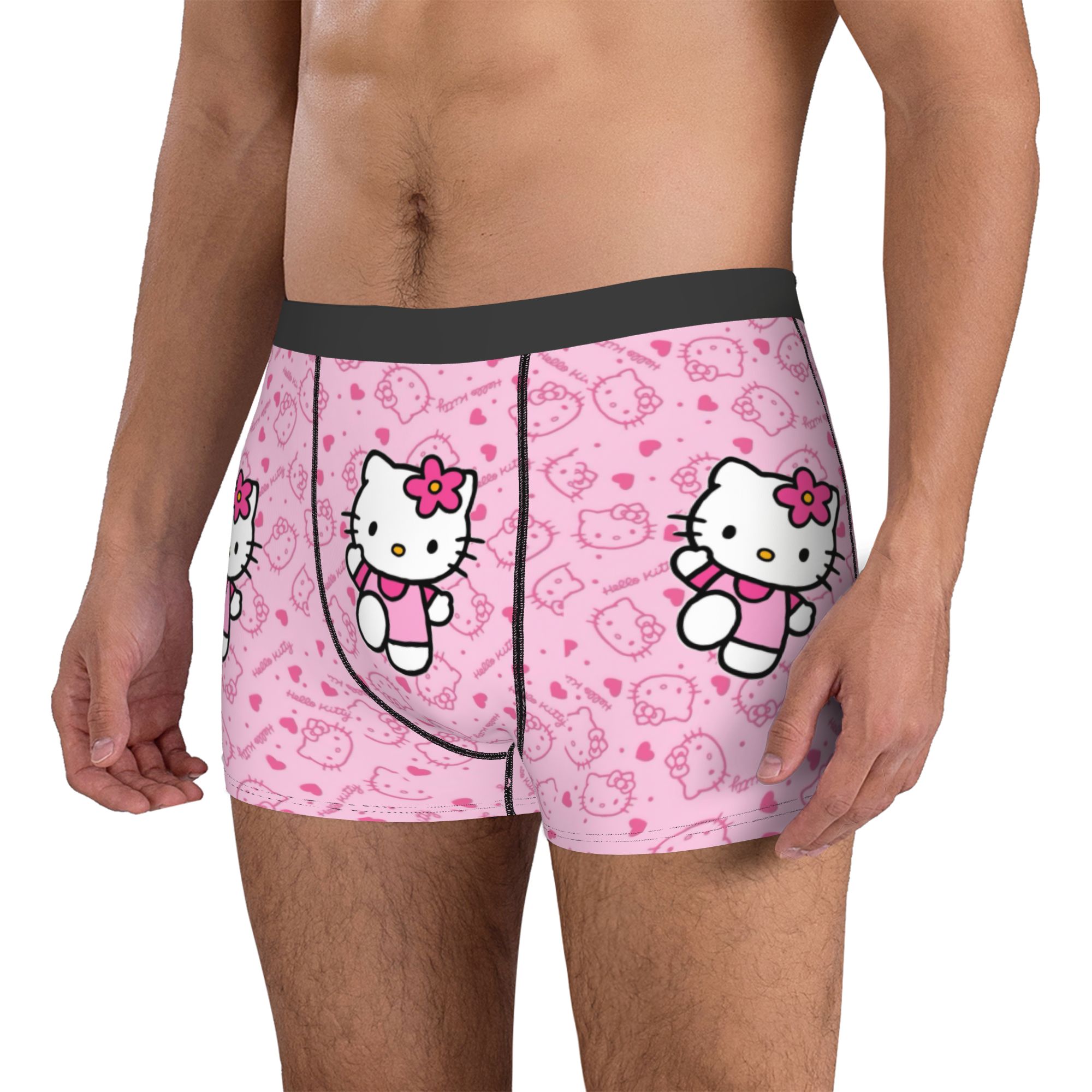 Culottes Boxer Imprimées Rose  - Men'S Fashion Underwear avis et prix