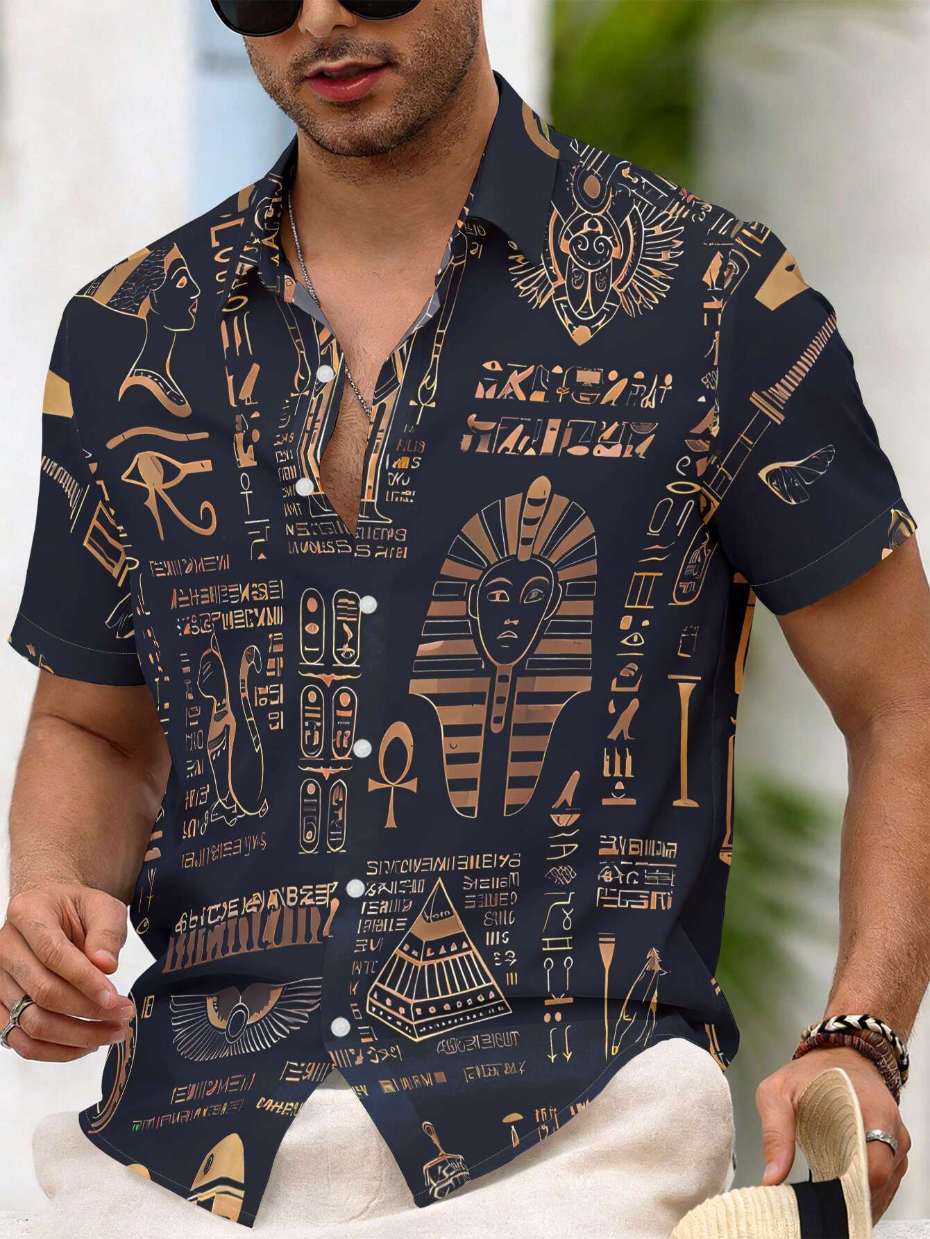 Chemise unisexe à manches cour - Men Fashion Egypt avis et prix