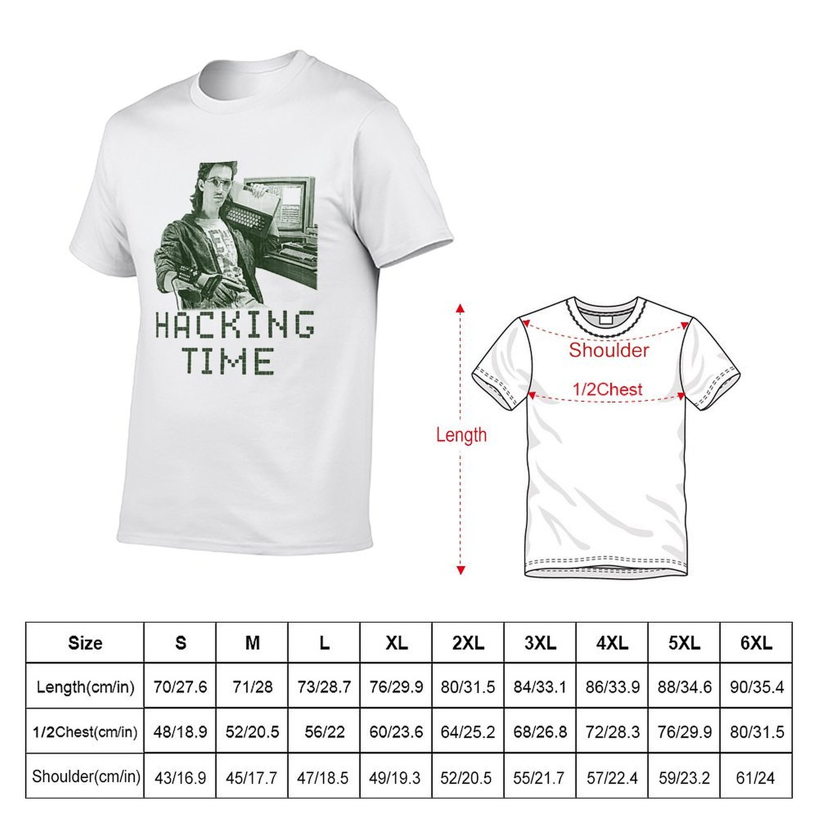 T-shirt Hacking Time pour homm - Mens Fashion Hacks avis et prix