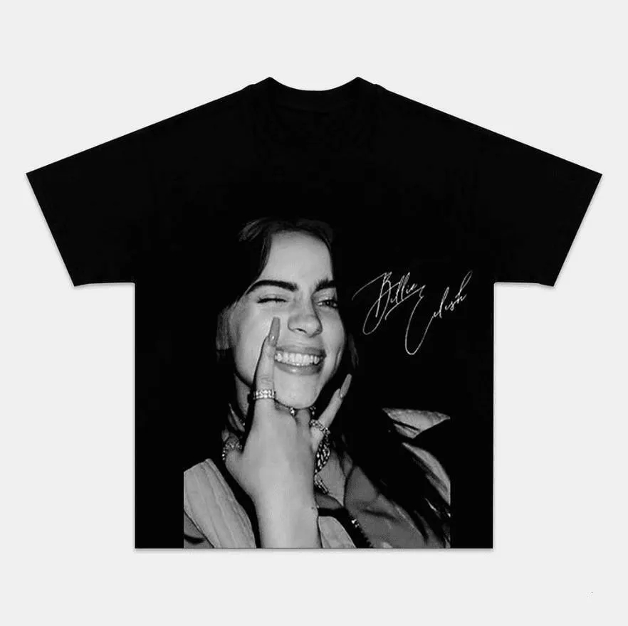 T-shirt graphique Billie Eilis - Mens Fashion Early 2000S avis et prix