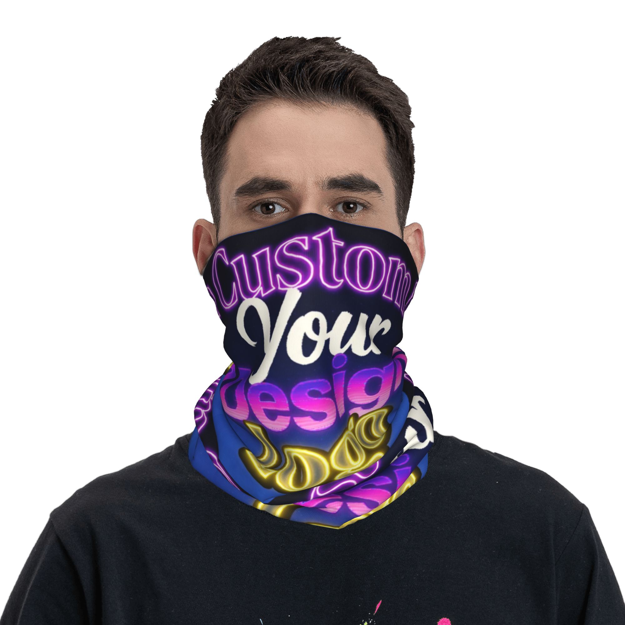 Cache-cou Bandana Personnalisé - Men'S Fashion Names avis et prix