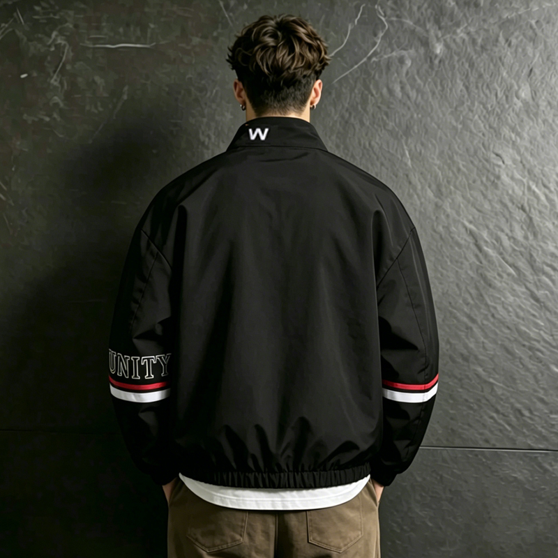 Vestes varsity patchwork à let - Varsity Jacket Letterman avis et prix