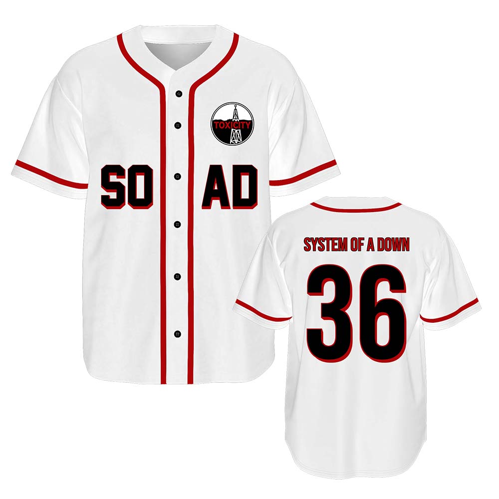 T-shirt imprimé unisexe System - Mens Fashion Baseball Jersey avis et prix