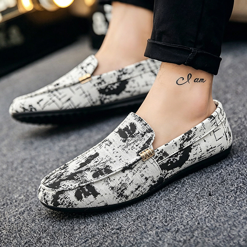 Mocassins plats en toile pour  - Mens Fashion Week avis et prix