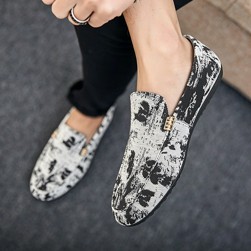 Mocassins plats en toile pour  - Mens Fashion Week avis et prix
