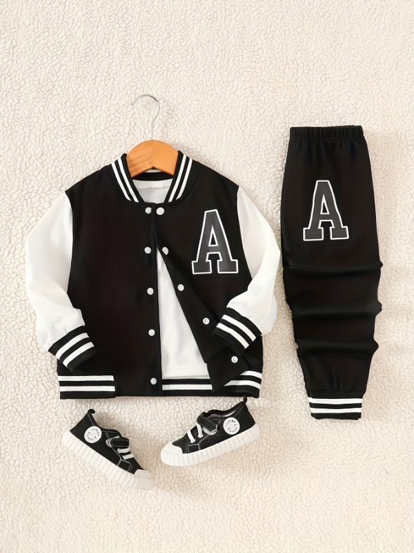 Ensemble deux pièces veste uni - Varsity Jacket Letterman avis et prix