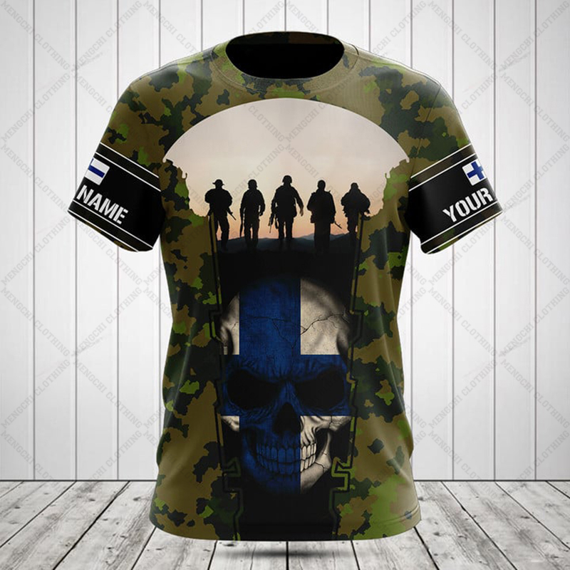 T-shirts graphiques drapeau fi - Men'S Fashion Names avis et prix