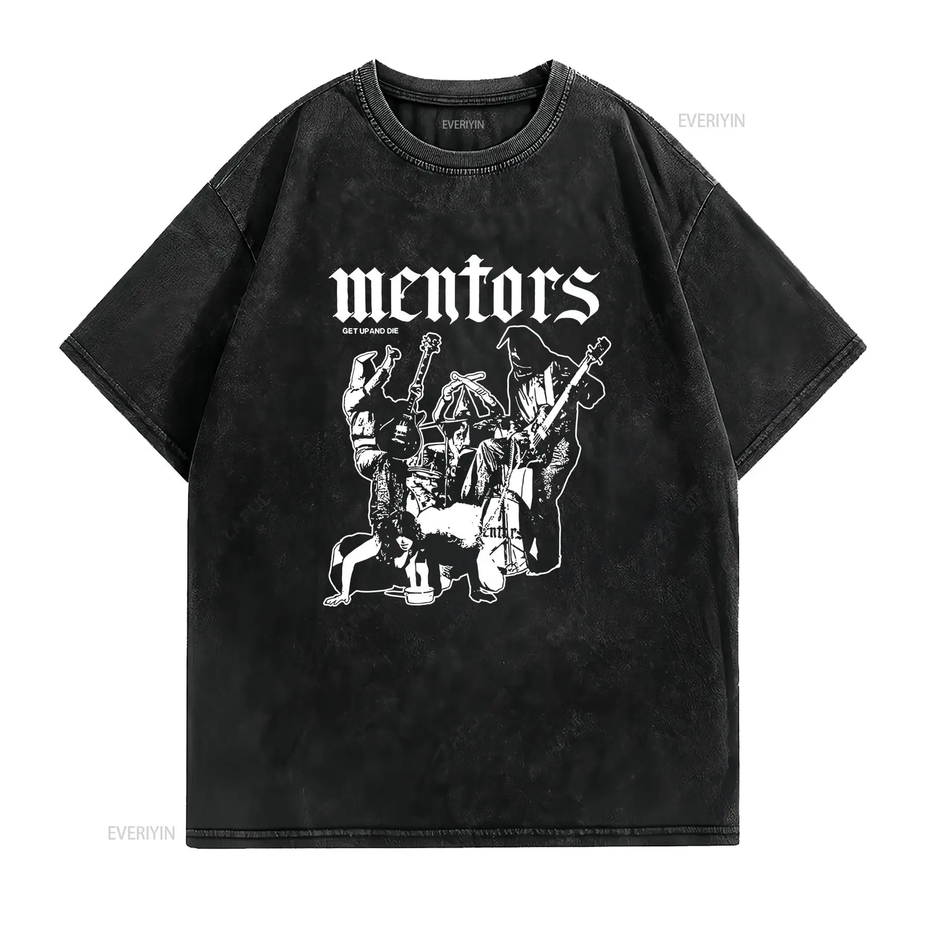 T-shirt vintage en coton noir  - Mens Fashion Early 2000S avis et prix