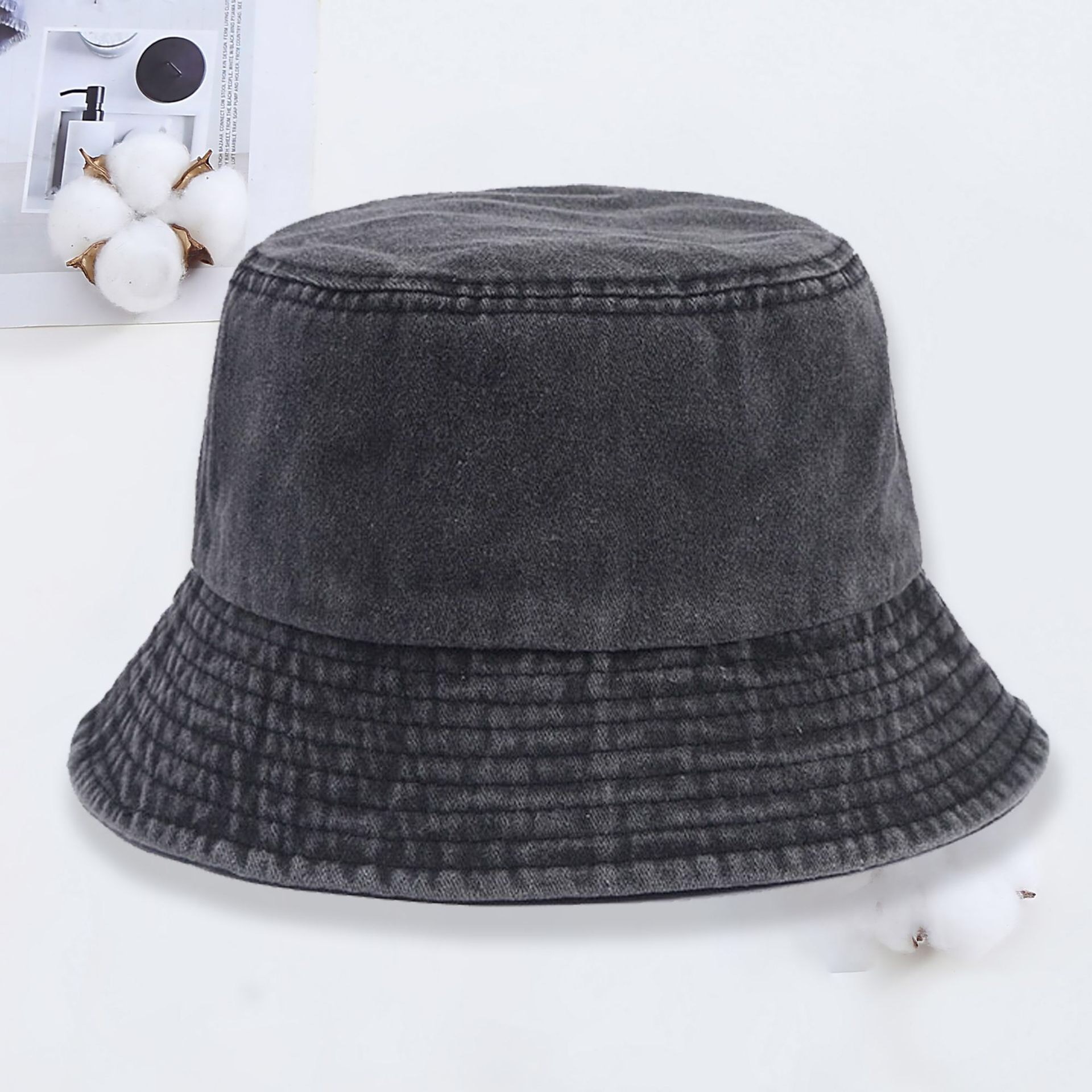 Chapeau Bob en Jean Personnali - Mens Fashion Bucket Hat avis et prix