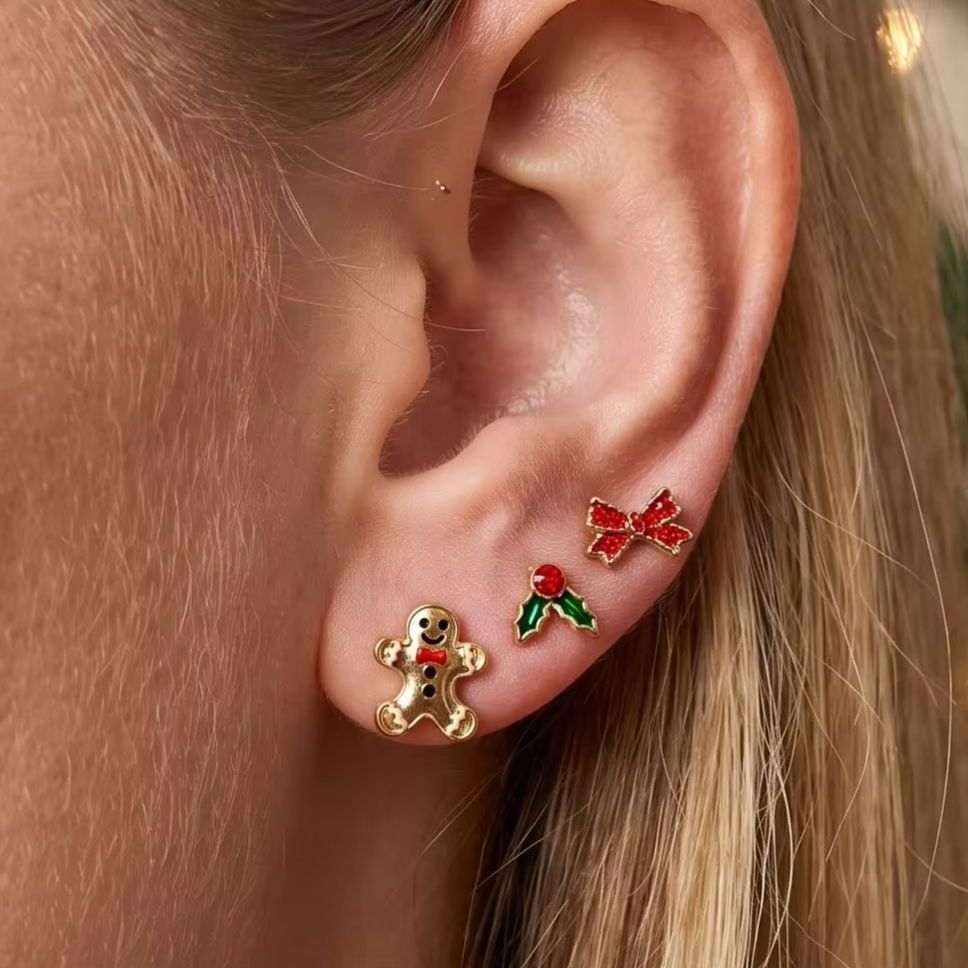 Mini Boucles d'oreilles clous  - Mens Xmas Fashion avis et prix