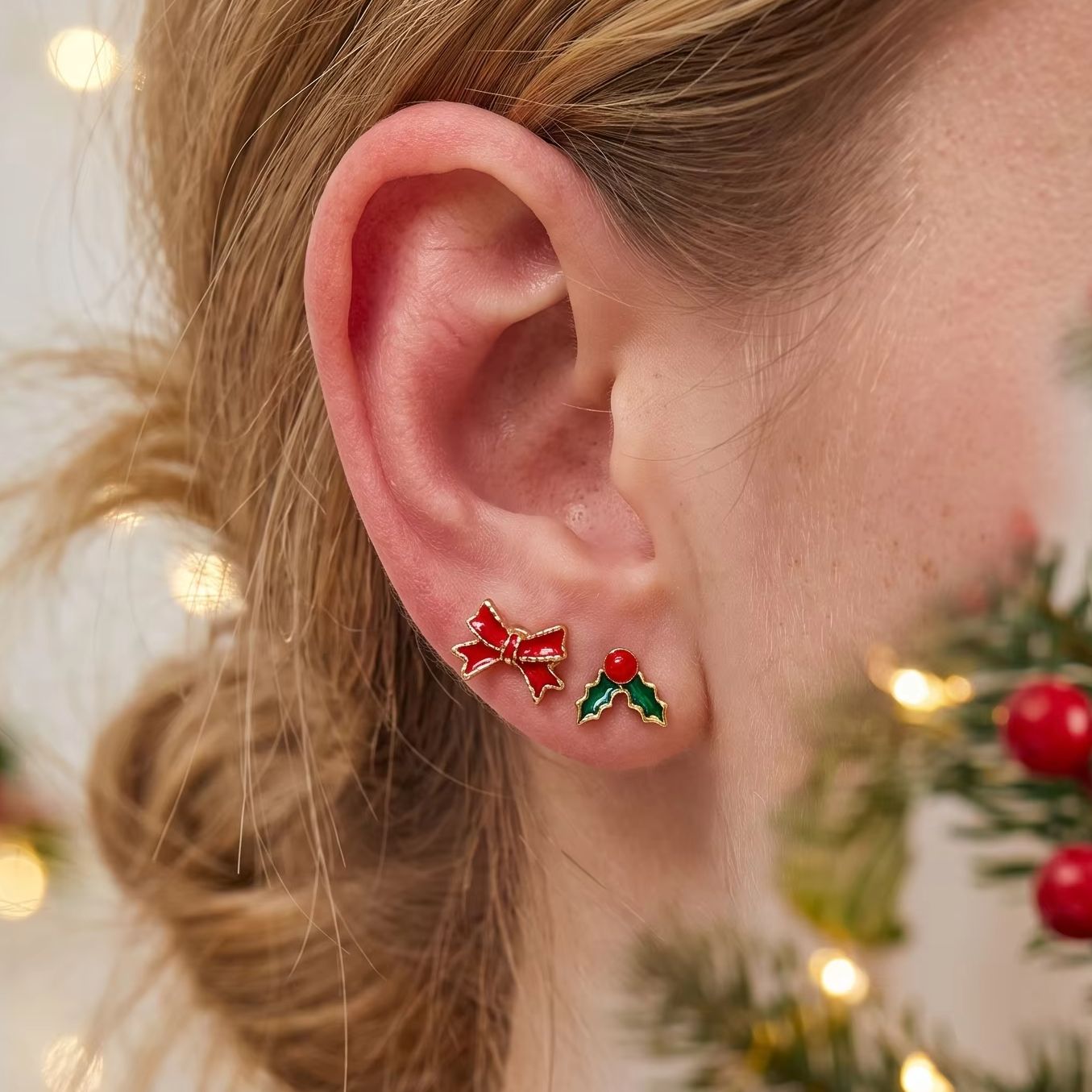 Mini Boucles d'oreilles clous  - Mens Xmas Fashion avis et prix