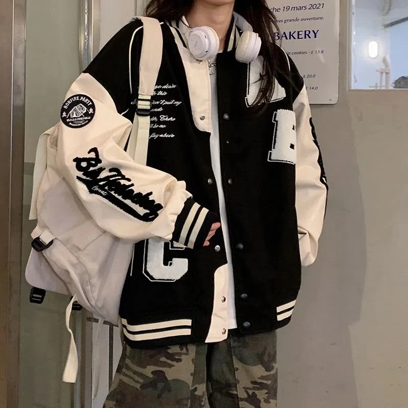 Veste bombardier en laine d'ag - Varsity Jacket Letterman avis et prix