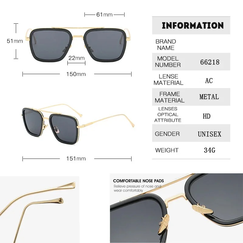 Lunettes de soleil Steam Punk  - Men'S Fashion Glasses avis et prix